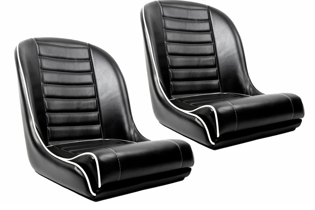 Horizontal Stitch Low Back Bucket Seats