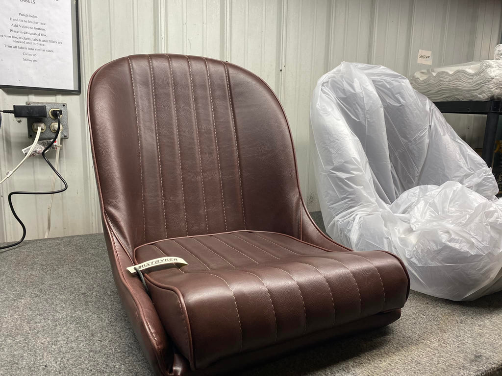 Traditional Pleat Seat Toffee special order Perrott